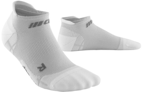 CEP pánské nízké běžecké kompresní ponožky ULTRALIGHT carbon white Velikost: (Vel. chodidla