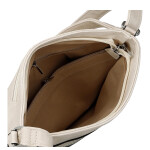 Stylová dámská crossbody kabelka Rula, béžová