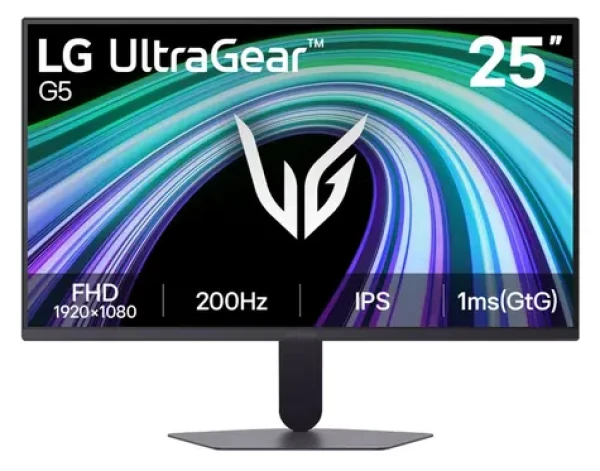 25" LG UltraGear 25G523B-B černá / Monitor / IPS / FHD / 200 Hz / 1 ms / HDMI DP (25G523B-B.AEU)
