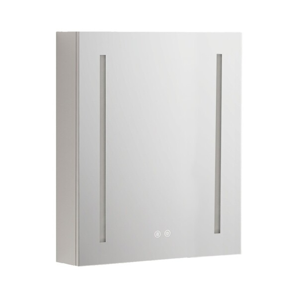 Mereo Koupelnová galerka 60 cm, zrcadlová skříňka, stříbrná CN190P