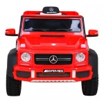 Mamido Elektrické autíčko Mercedes G63 4x4 červené