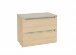 Koupelnová skříňka s kašmírovou krycí deskou Naturel Stilla 80x60x45 cm dub Vicenza mat STILLADV08057D STILLADV08057D