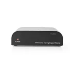 Nedis Předzesilovač / Vstupní konektor: 1x RCA / Výstupní konektor: 1x RCA / 2 Kanály / Gramofon / Phono (AAMP2411BK)