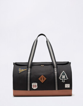 Herschel Supply Heritage Duffle Patches Black