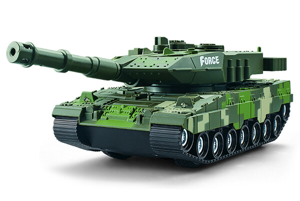 Tank RC na dálkové ovládání s efekty 28 cm
