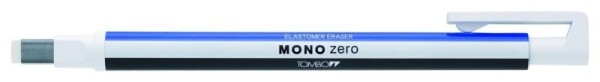 Tombow Gumovací tužka Mono Zero 2,5 x 5 mm - modrá/bílá/černá