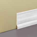 Podlahová lišta PVC bily 65x2000