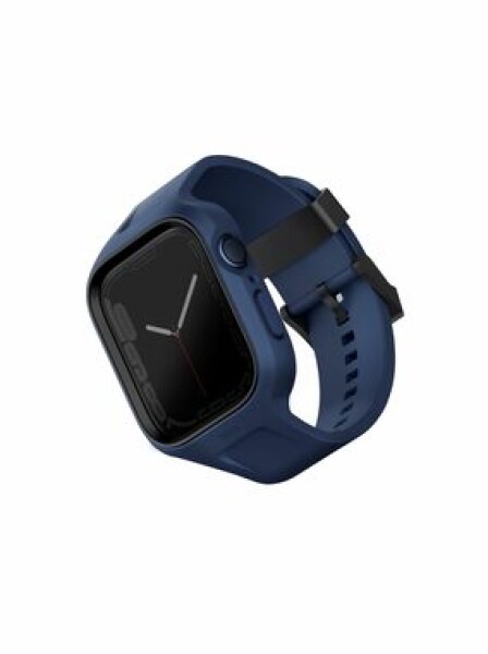 UNIQ Monos 2v1 řemínek a ochranné pouzdro pro Apple Watch 44/45mm modrý UNIQ-45MM-MONOSBLU