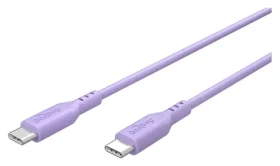Goobay Silicone fialová / Datový kabel USB-C / 1,5 m (77745)
