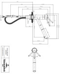 Dřezová baterie Villeroy & Boch Como Shower, 92520005, antracit 92520005