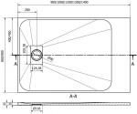 MEXEN - Hugo sprchová vanička obdélníková SMC 140x90, bílá 42109014