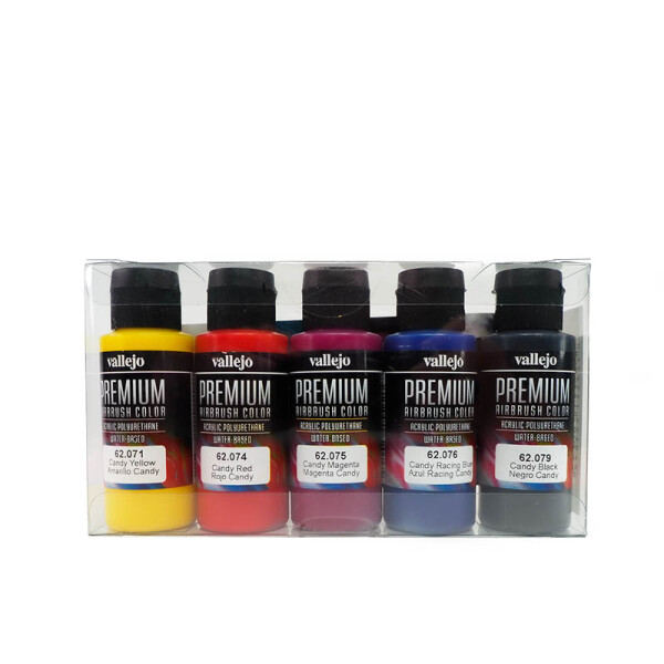 Vallejo PREMIUM Color - Candy Color Set 5x60 ml
