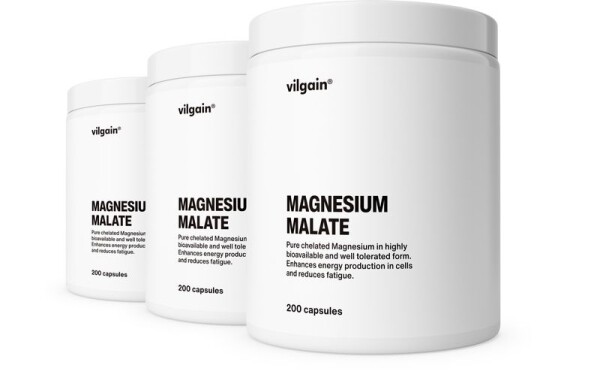 Vilgain Hořčík malát – 3× 200 kapslí