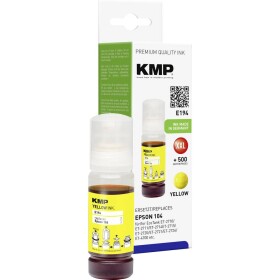 KMP Ink refill náhradní Epson 104, T00P4 kompatibilní žlutá E194 1648,0009