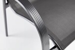 KETTLER TAMPA stohovatelné, hliníkové křeslo - antracit / antracit