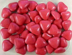 Dortisimo Čokoládová srdíčka červená (80 g)