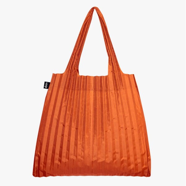 Nákupní taška přes rameno LOQI PLEATED Orange