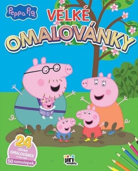 Velké omalovánky Prasátko Peppa