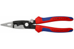 KNIPEX - kleště odizolovací univerzální - 195mm - přesné, 16-26 AWG, pro kabely podle americké specifikace, s přídavnou podpěrou kabelu (121214)