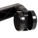 Kancelářská židle, potah bordó látka a černá síťovina MESH, houpací mech.