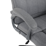 Kancelářské křeslo, houpací mechanismus, šedá látka, KA-C715 GREY2