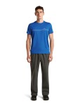 Pánské merino triko krátký rukáv ICEBREAKER Mens Merino 150 Tech Lite SS Tee Range Stripes, Lazurite velikost: L