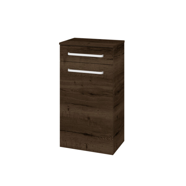 Dřevojas - Nízká skříňka DOS SNDZ 50 - D21 Tobacco / Úchytka T01 / D21 Tobacco / Pravé 279899AP