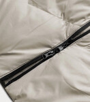 Lehká dámská zimní bunda (5m735-62) béžová - Goodlooking XL