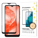 Wozinsky Full Glue tvrzené sklo s rámečkem pro TCL 205 černé / Ochranné sklo / Case Friendly