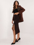 Skirt MI SD 20582 2.65 tmavě hnědá jedna velikost