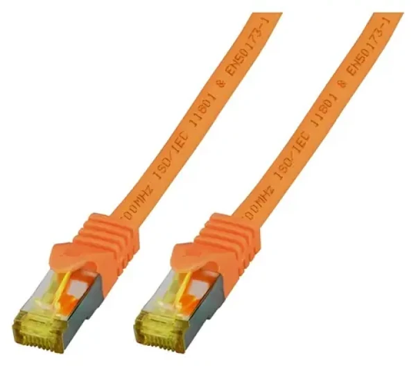 EFB Cat6a oranžová / Patch kabel / S/FTP / Cat7 Rohkabel / 25 m / RJ-45 / LSZH (MK7001.25O)