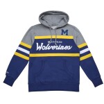 Mitchell & Ness Pánská mikina Michigan Wolverines NCAA Head Coach College Vault Hoodie Velikost: M