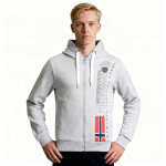 Geographical Norway Fogora DB 100 M WZ3066H/GN-Síťovaná šedá mikina s
