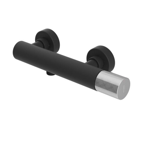 SAPHO - ULTRATAP nástěnná sprchová baterie, černá mat/chrom UT011TBC