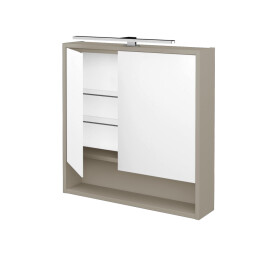 Dřevojas - Dvoudveřová galerka FOCUS GA2NOE 70 - L04 Béžová vysoký lesk 283810