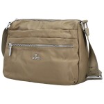 Trendy dámská nylonová crossbody kabelka Nomia, béžová