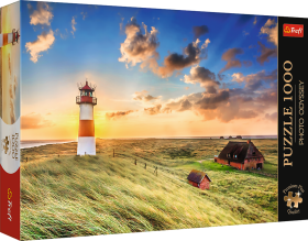 Puzzle Premium Plus: Photo Odyssey - Maják Ost na ostrově Sylt 1000 dílků - Trefl