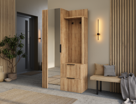 Předsíňová stěna Riganni Barva korpusu: Dub - Artisan