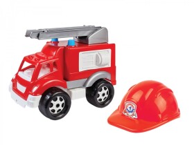 Mamido Hasičské auto s žebříkem a helmou