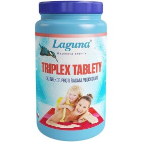 Multifunkční tablety pro chlorovou dezinfekci bazénové vody LAGUNA 3v1 Triplex 1kg