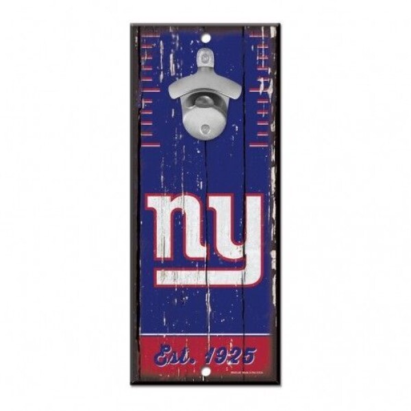 Cedule New York Giants NFL s otvírákem