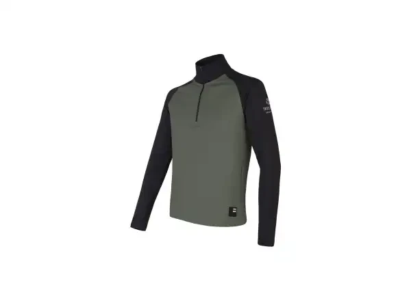 Sensor Coolmax Thermo pánská mikina Olive Green/černá vel. XL
