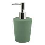 Spirella TAKEO dávkovač mýdla bazalkově zelený / bambusové vlákna / 400 ml (7610583215994)
