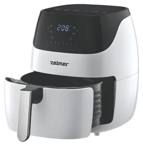 Zelmer ZAF5501W bílá / Horkovzdušná fritéza / 1500W / 5 l / 8 programů (ZAF5501W)
