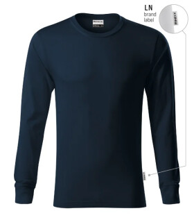 Resist LS triko unisex námořní modrá 02 (brand label) M