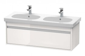DURAVIT - Ketho Umyvadlová skříňka 41x115x46 cm, 1 zásuvka, lesklá bílá KT666902222