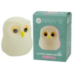 Mary's LED silikonová noční lampička RGB - sova (MW20725)