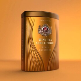 BASILUR Wine Tea Berry Serenade plech 75g (Sypaný černý čaj)