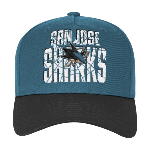 Outerstuff Dětská kšiltovka San Jose Sharks NHL Icebound Pro Crown