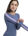 ICEBREAKER Wmns 200 ZoneKnit™ LS Crewe, Dawn/Purple Gaze/Cb velikost: XS